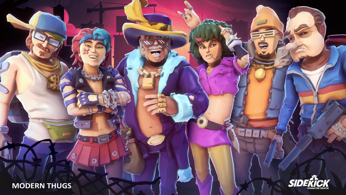 Modern Thugs - Sidekick Modular Characters by Synty