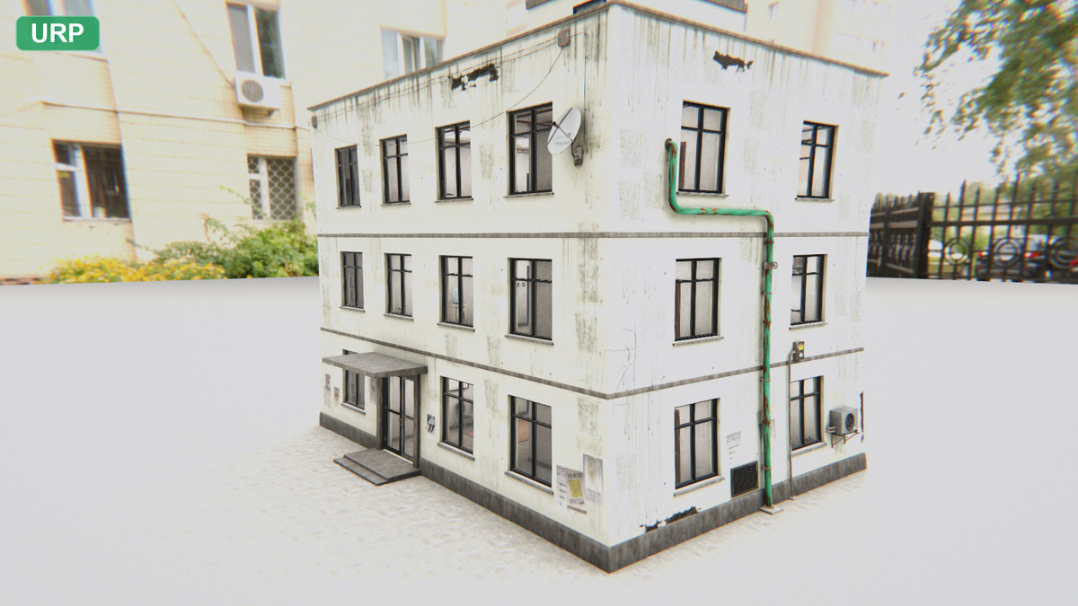 HD Rundown Business Complex (Full Interior + Exterior)