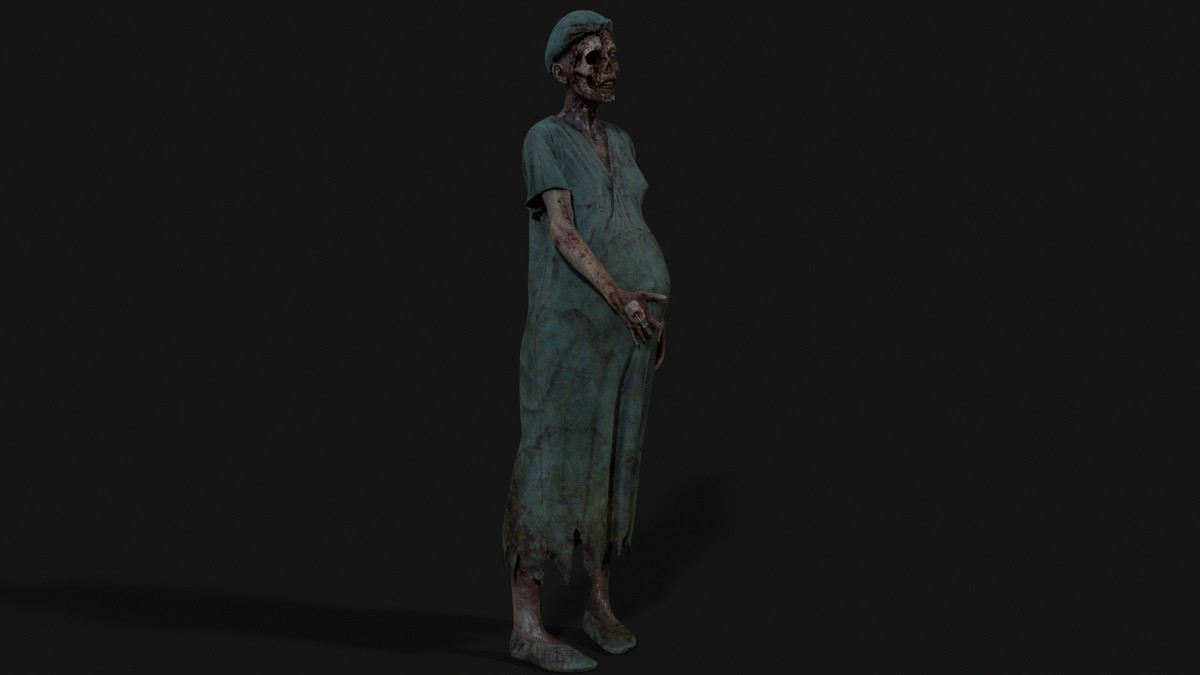 Pregnant Walker — Zombie Hospital Collection