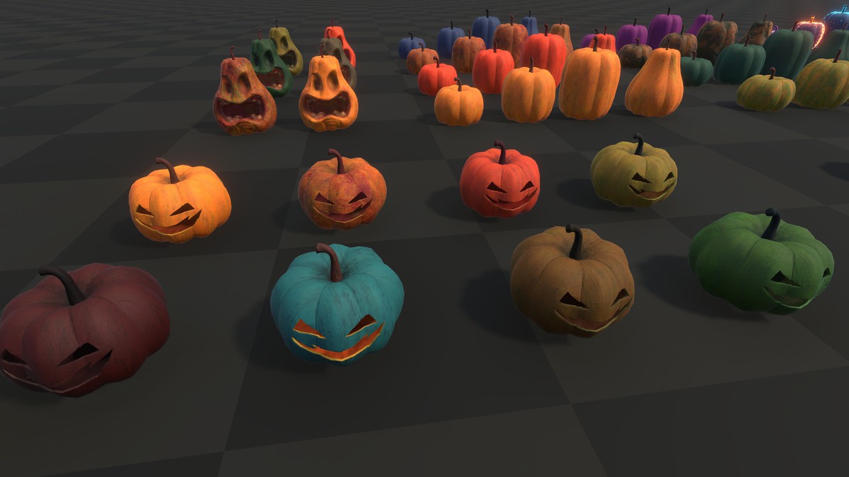Halloween Pumpkins Fantasy Pack
