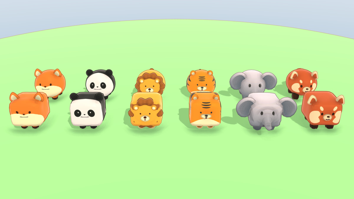 Round & Cube Animals - Wild & Forest