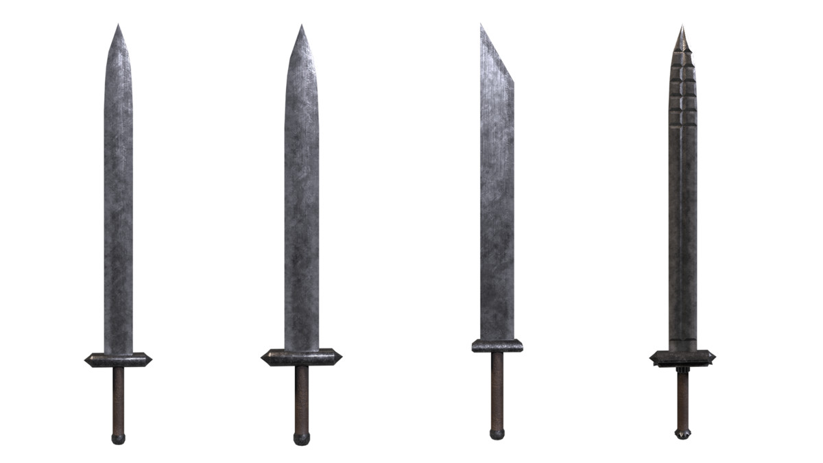 Modular Melee Swords & Shields Pack | Low Poly Stylized Procedural Weapon Pack