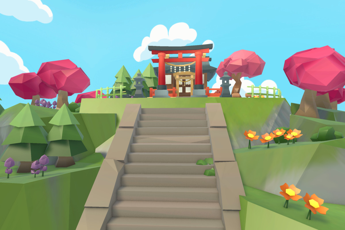Japanese Rural Village - Low Poly 3D Models