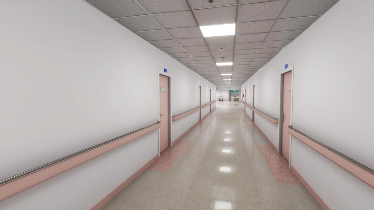 Hospital Reception & Corridor
