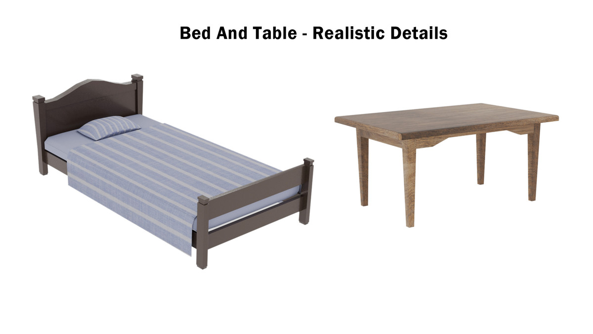 Low Poly Furniture & Interactive Props Pack