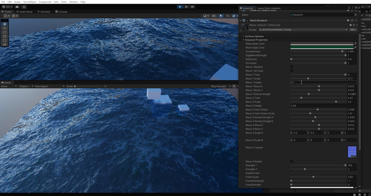 Ocean / Water shader (HDRP)