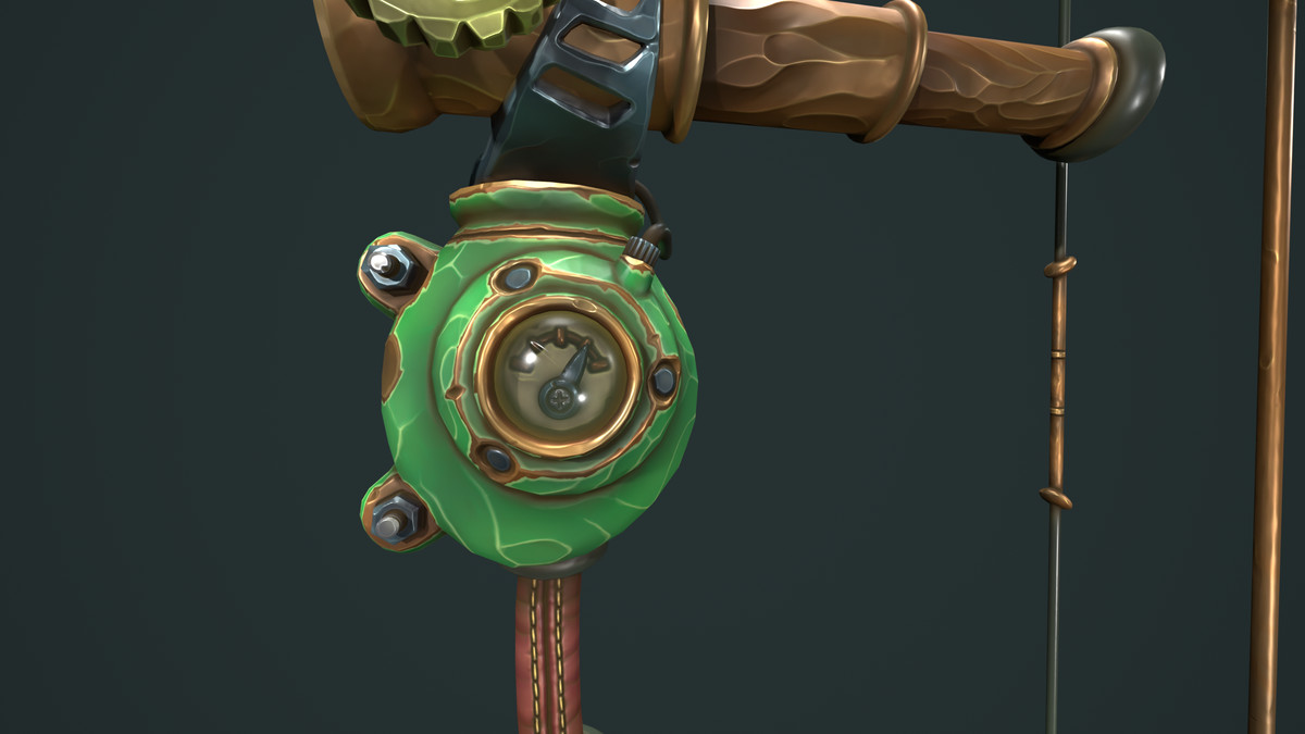 Steampunk bow quiver arrow