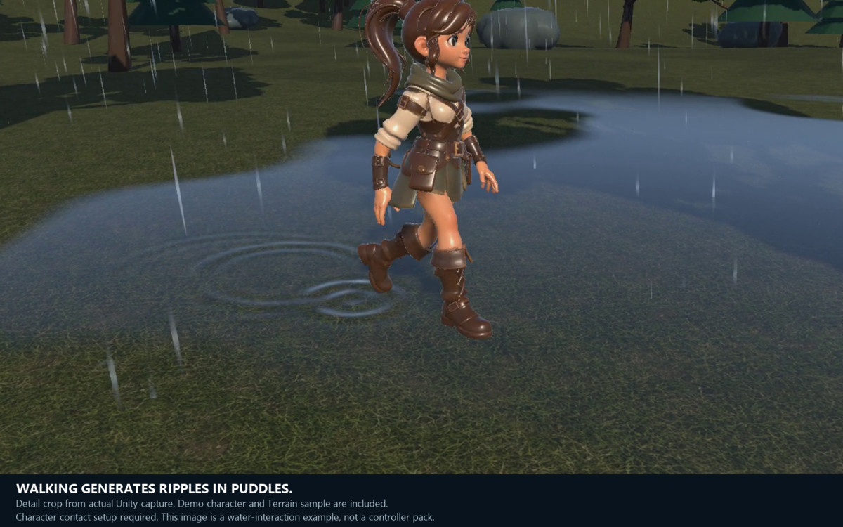 Celestial Cycle: Dynamic Season – URP Snow, Rain & Footprints
