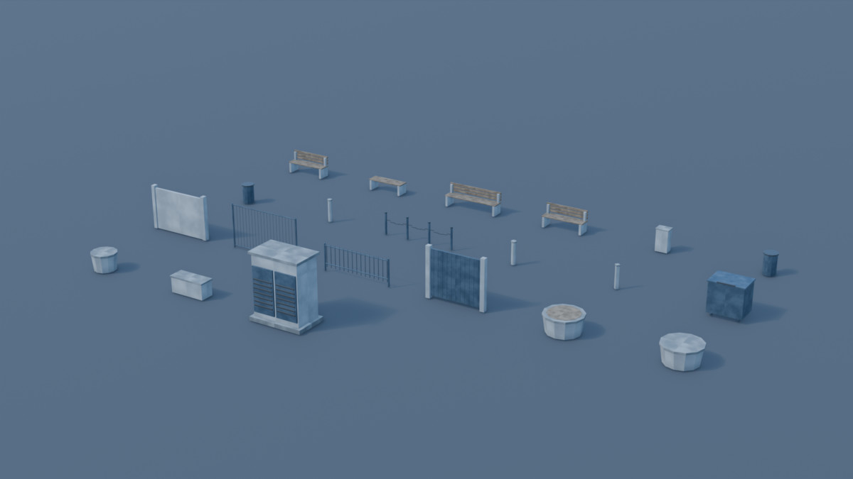 Soviet Panel Block Estate — Modular Urban Kit