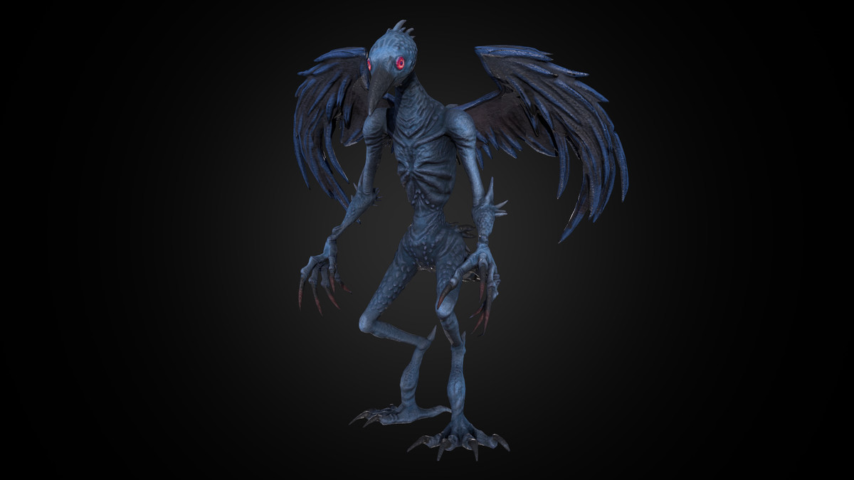 Creepy Crow Monster