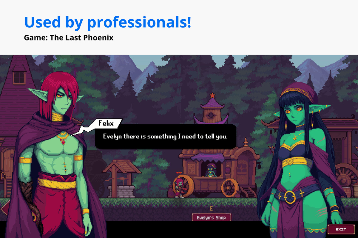 Dialogue System for 2D/3D games