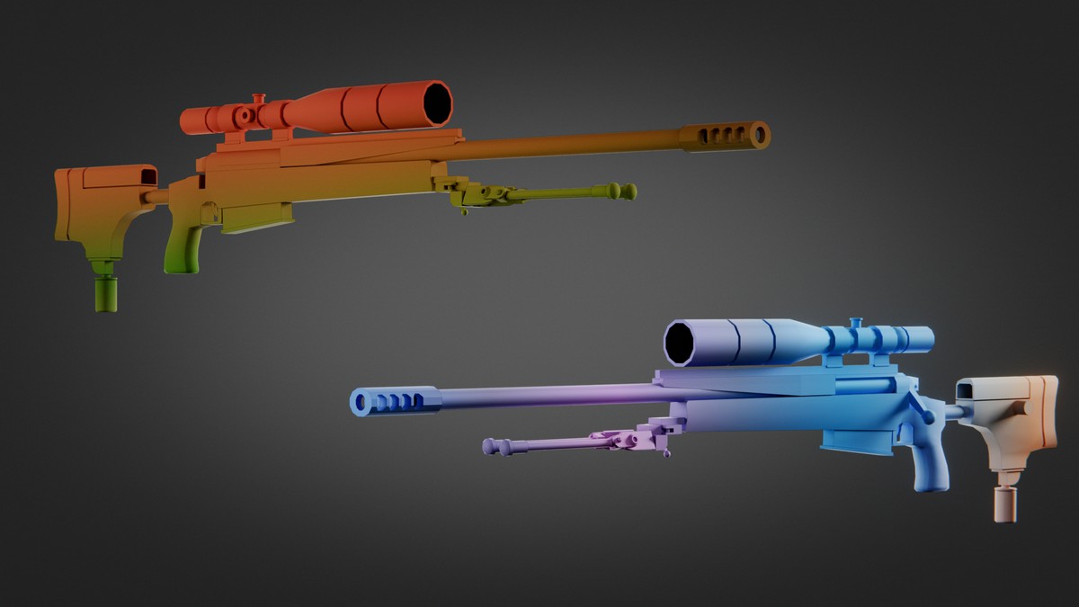 Ultimate Weapon Pack — 23 Guns + 943 Skins (Low Poly, Stylized, FPS/TPS Ready)