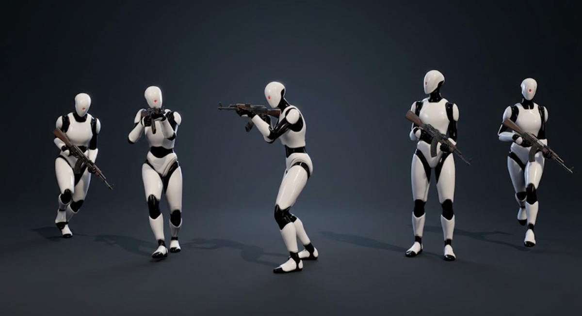 Female Rifle Movement Animation