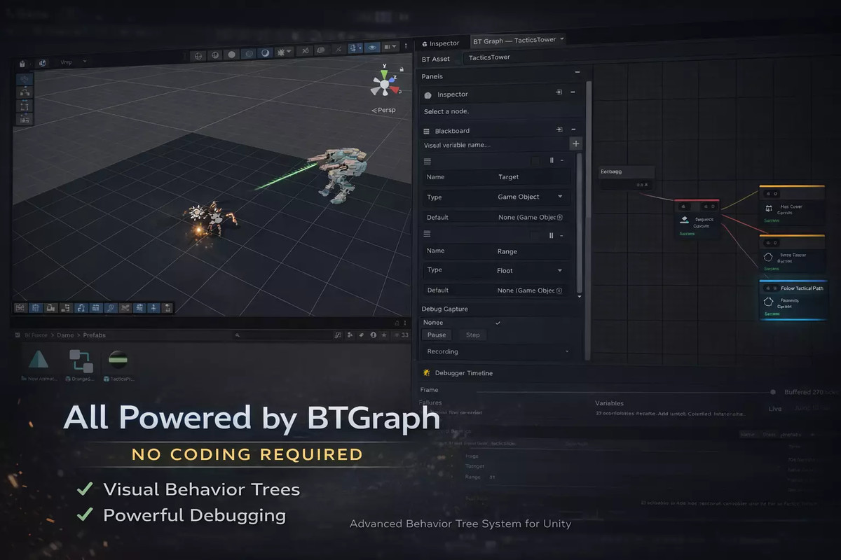 TacticsPack – Tower Defense AI Expansion for BTGraph