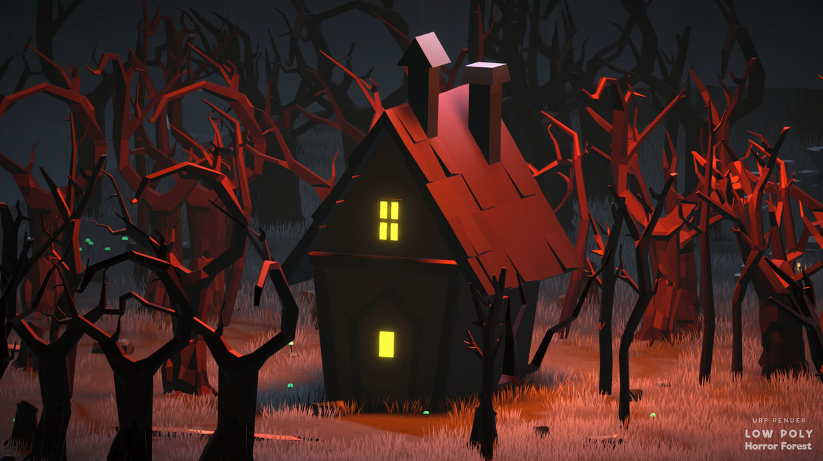 Low Poly Horror Forest