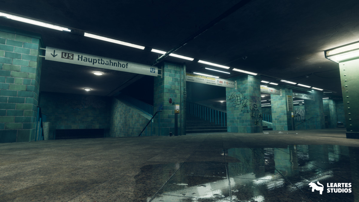 Abandoned Subway Station in Berlin