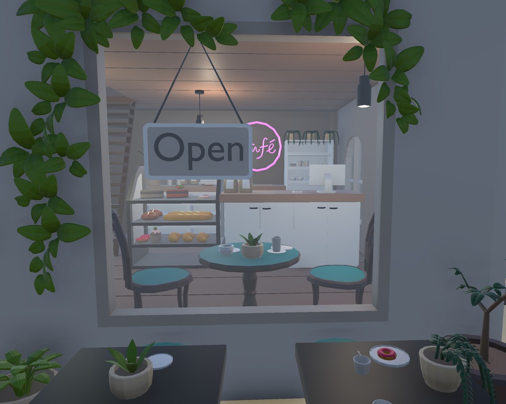 Cozy Cafe - Low Poly