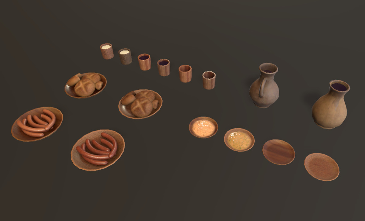 Medieval dining set Kv