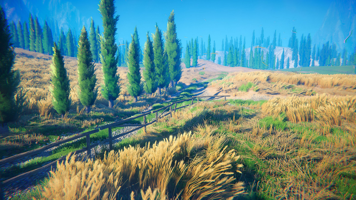 Stylized Cypress Valley