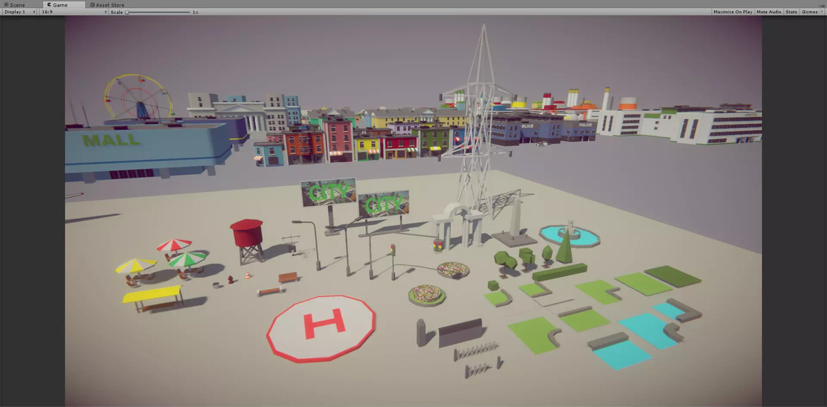 Mobile city pack (URP)