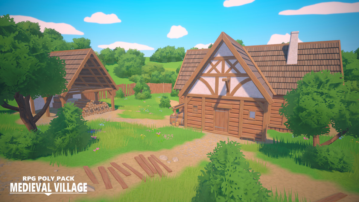 RPG Poly Pack - Medieval Village