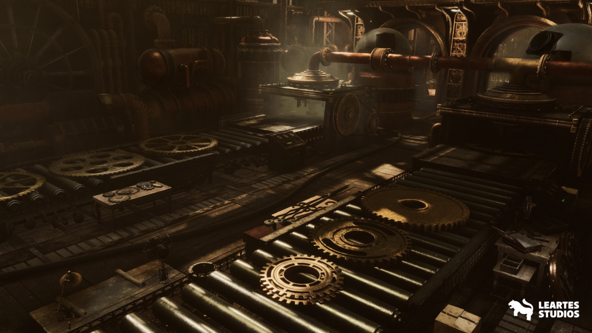 Steampunk Clock Factory Environment