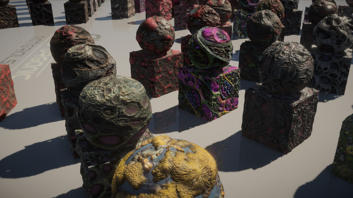 Alien Ground Materials - Organic