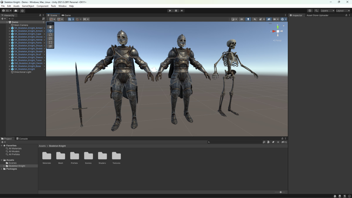 Skeleton Knight Warrior