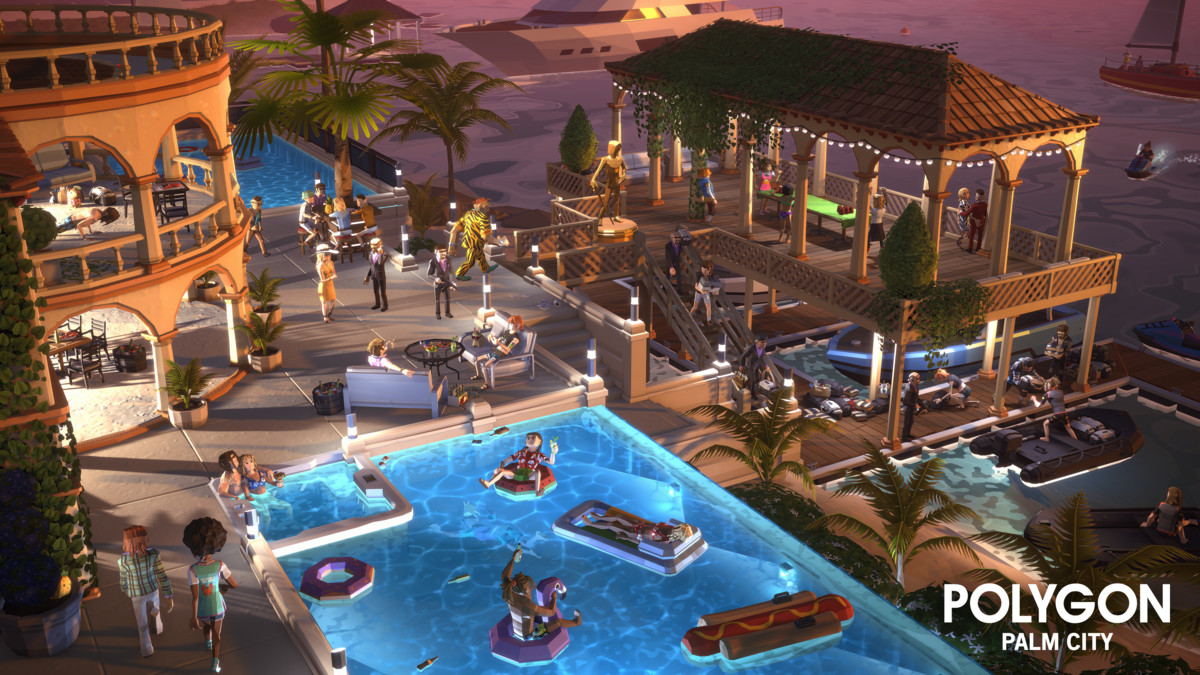 POLYGON - Palm City - Art by Synty