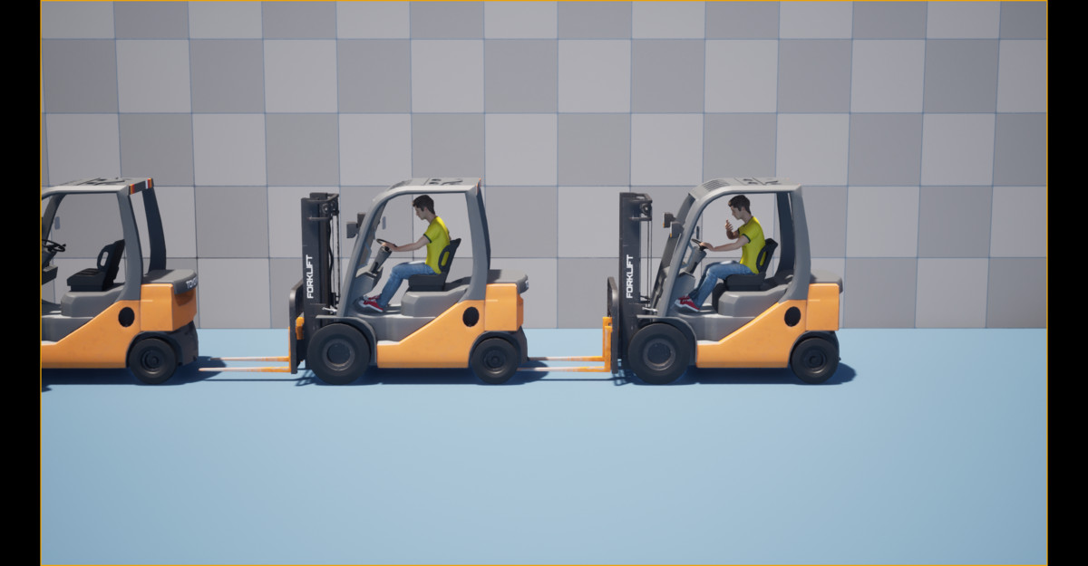 Forklift Operator Animation