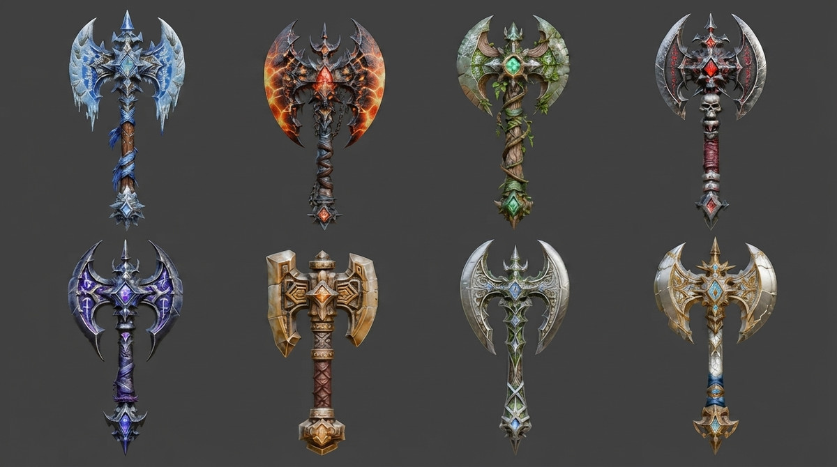 Fantasy Battle Axe Pack