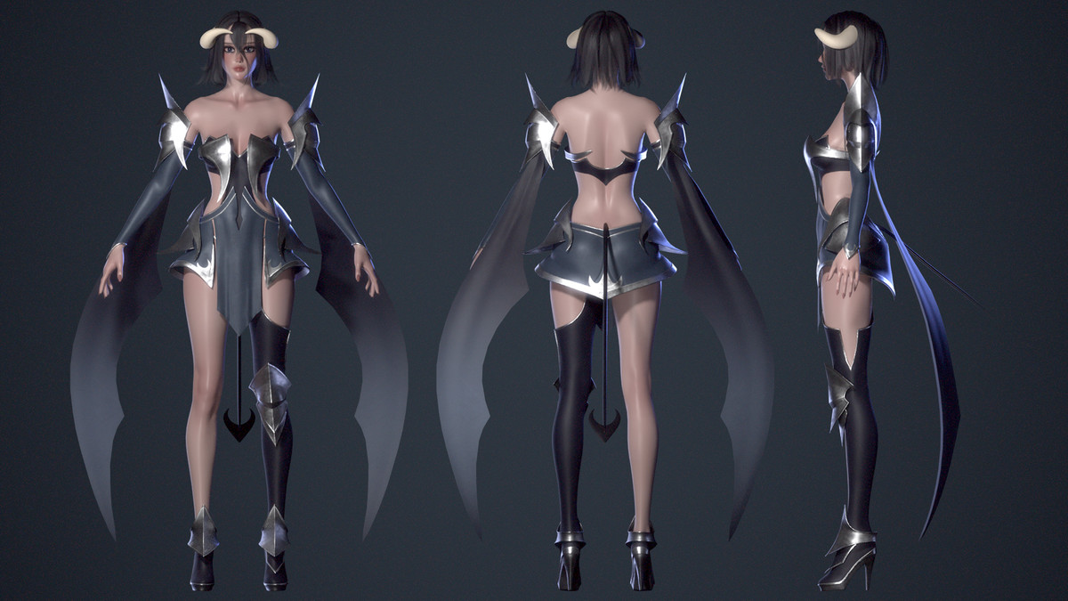 Succubus Veyluna - Demon Sorceress