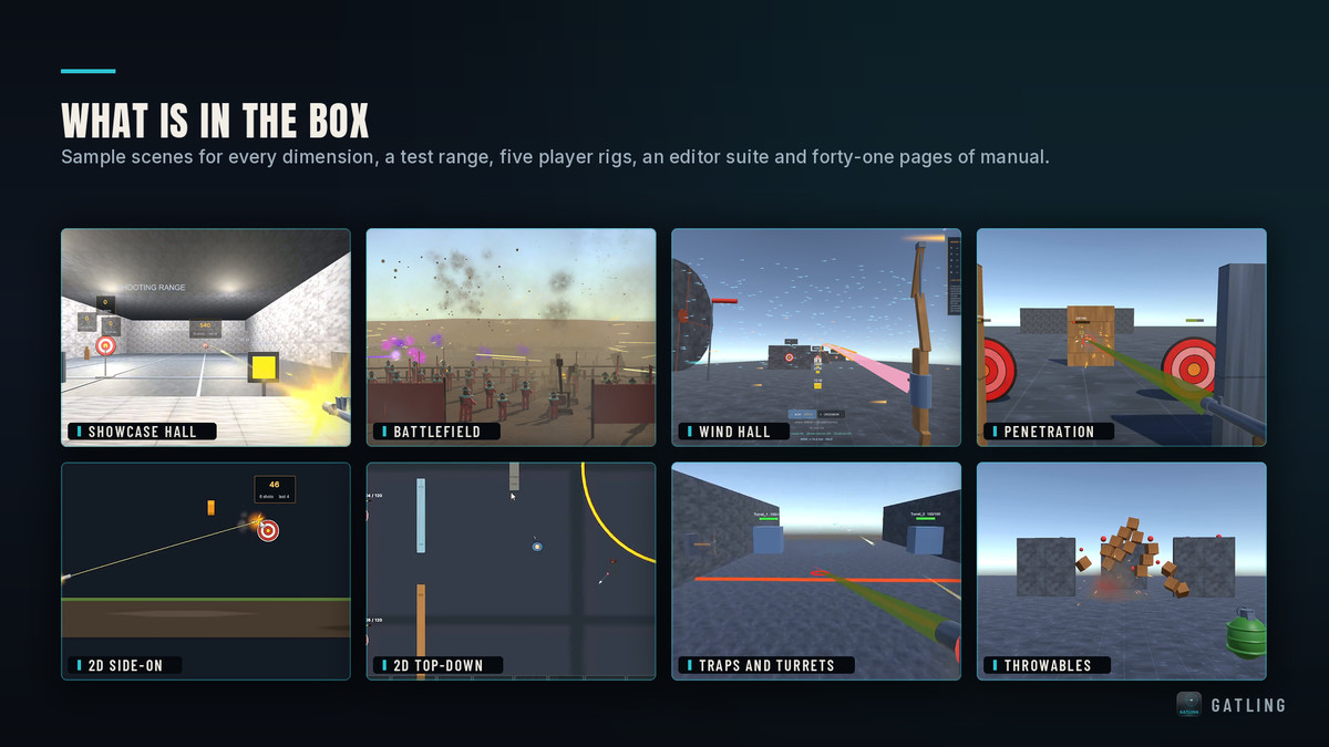Gatling - Projectile & Ballistics System