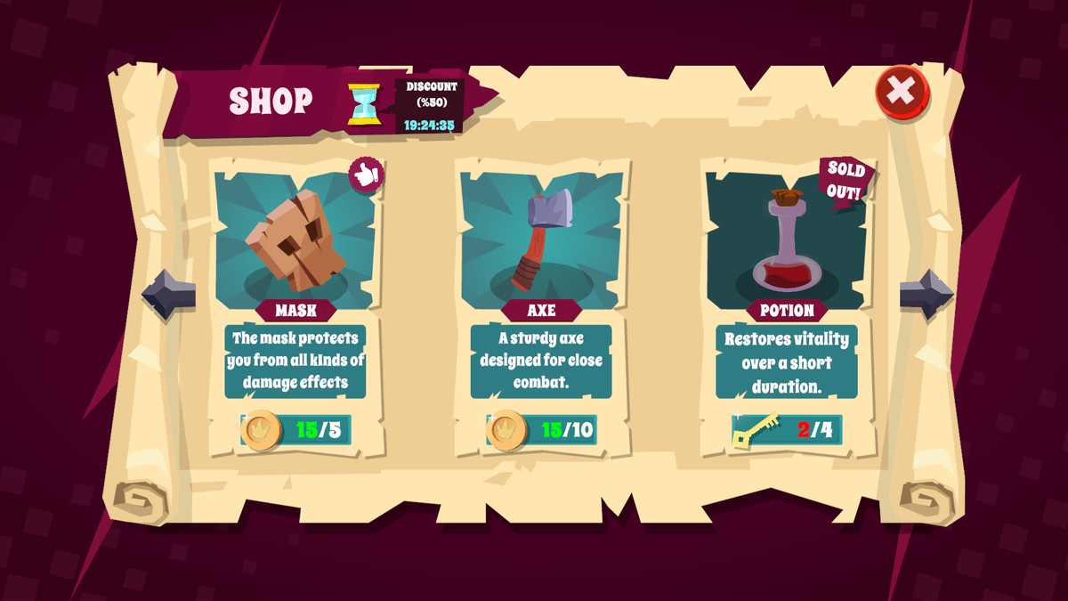 Stylized Fantasy GUI - HUD & UI Pack