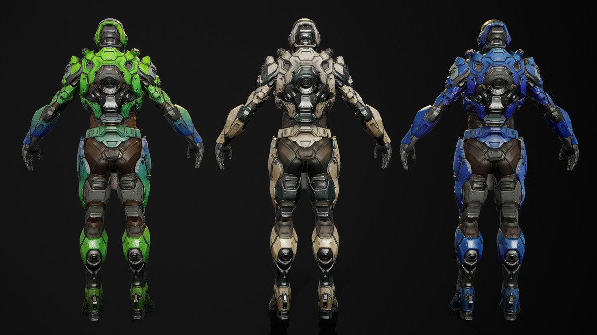 Sci-Fi Cyborg 16