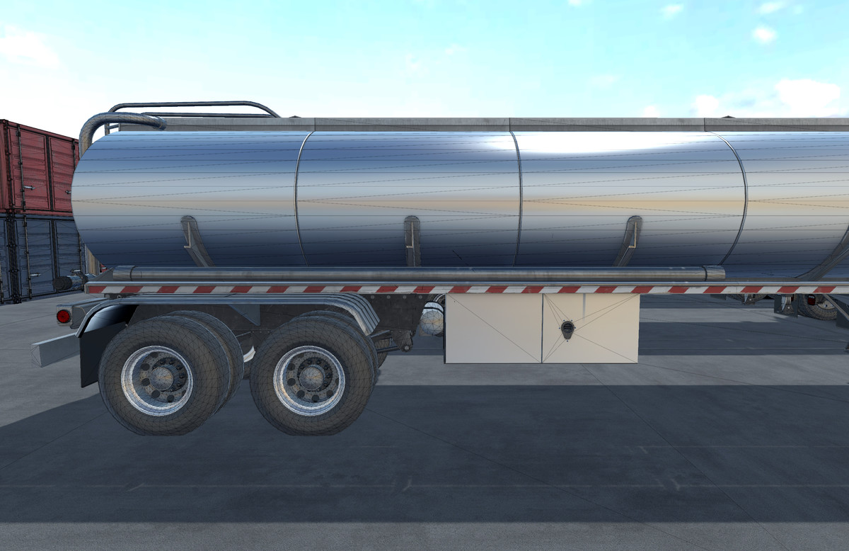 80s Semitruck Tanker