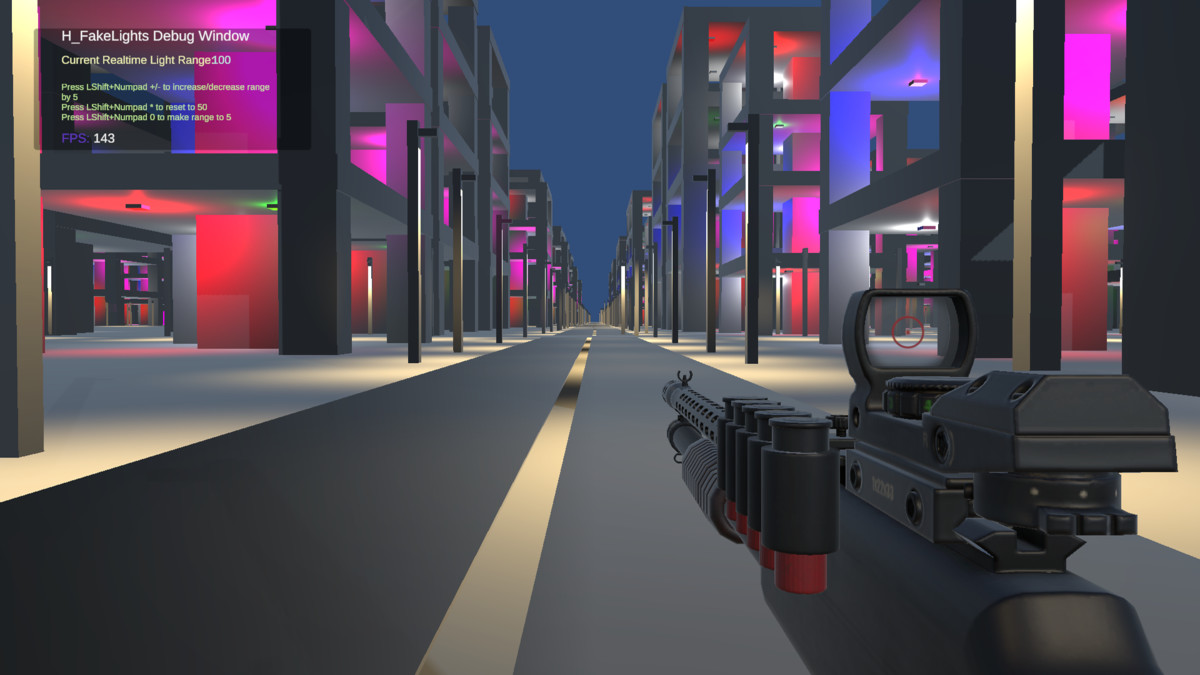 H_FakeLights URP (Decal Lighting In Distance for Maximum Performance)