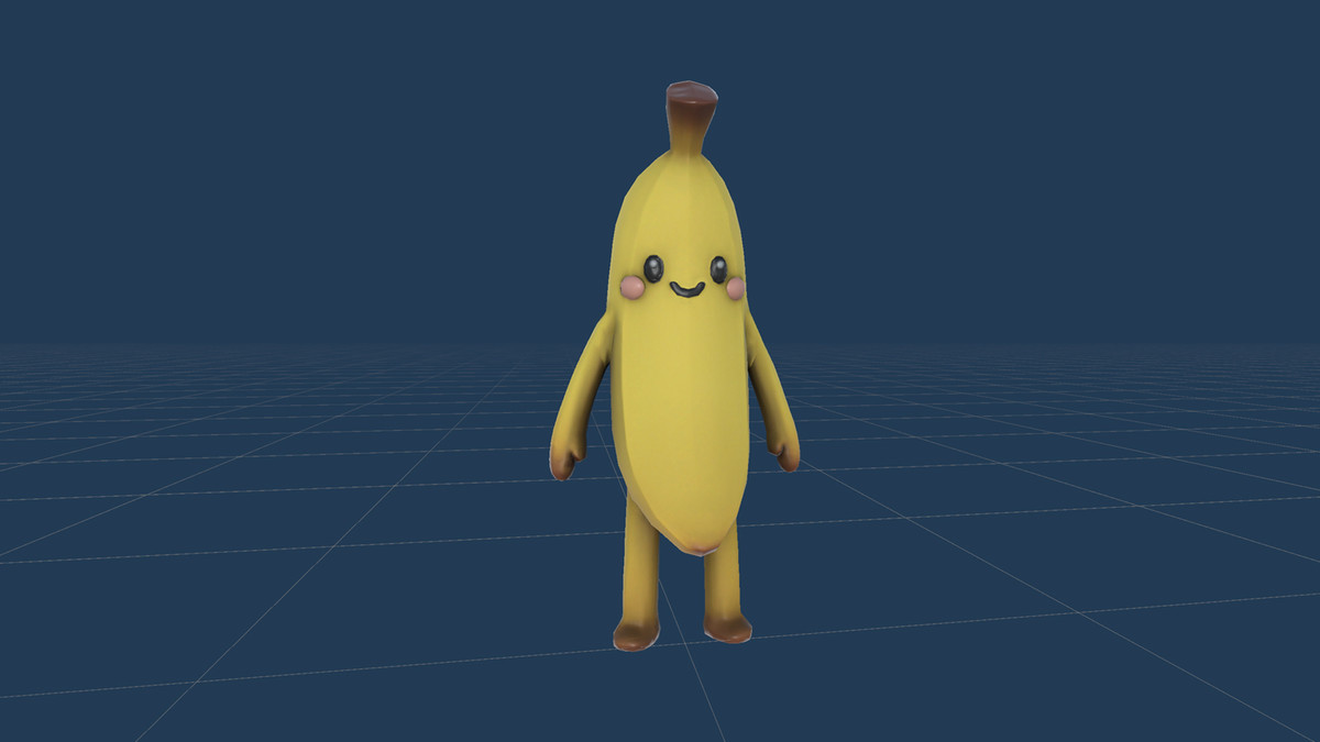 Cute Banana Character