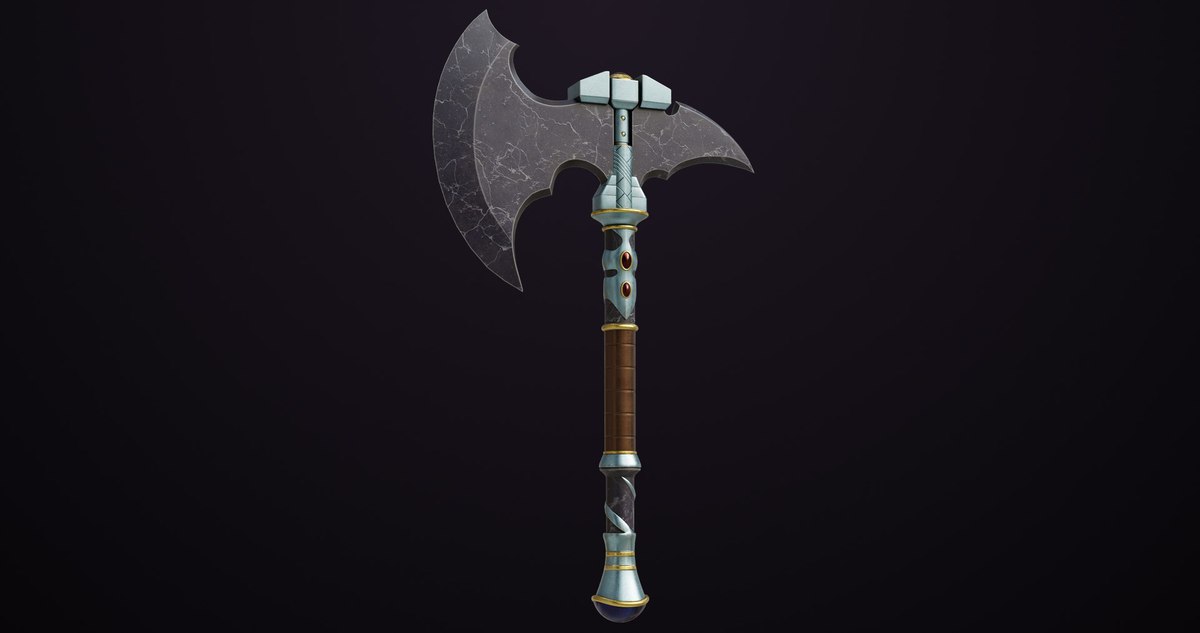 6 Battle Axes Collection 01 URP HDRP Textures