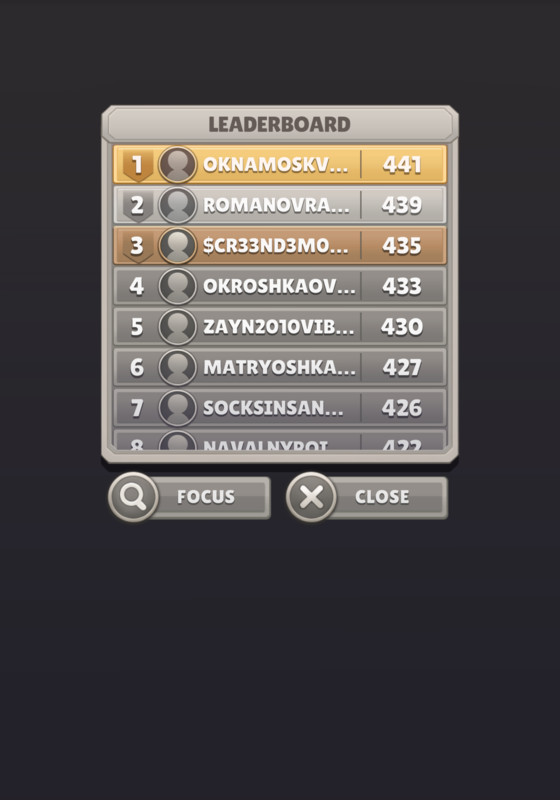 Universal Faked Leaderboard with Bots Activity