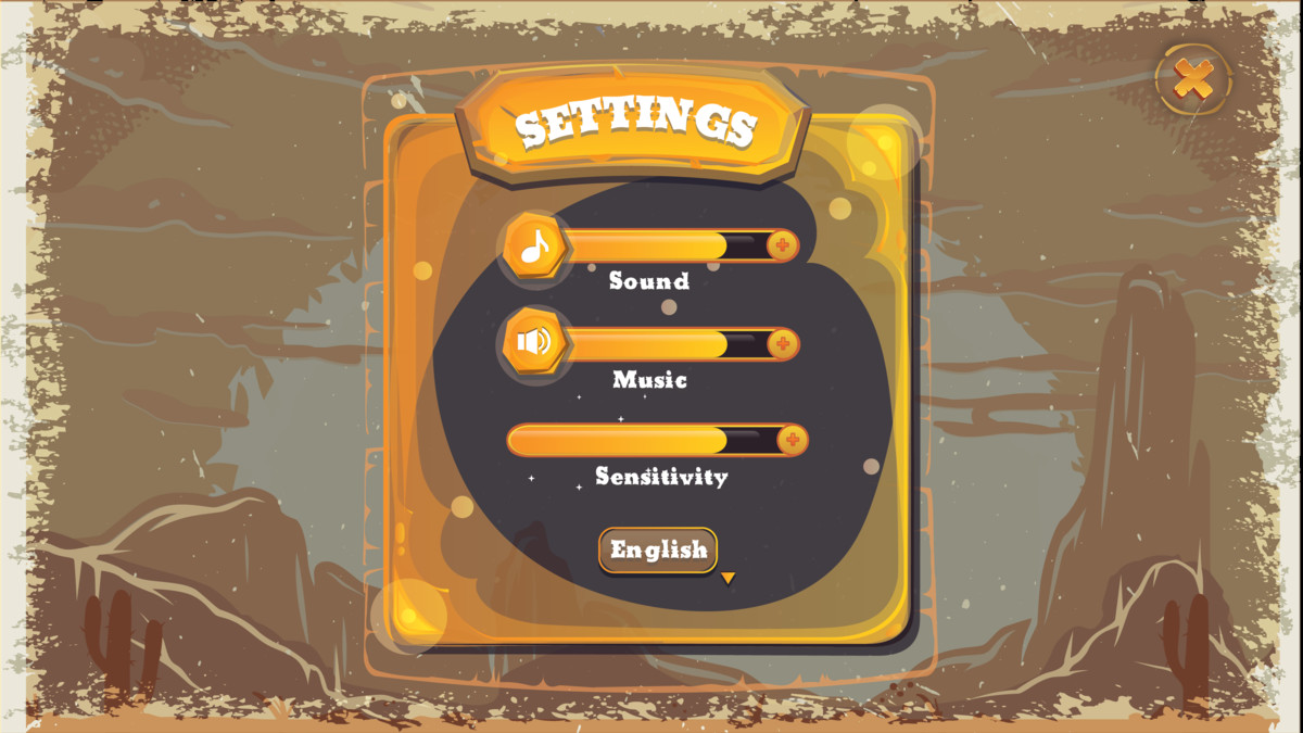 Mobile RPG Wild West Game UI Kit | HUD, Inventory, Shop, Menu System for Unity