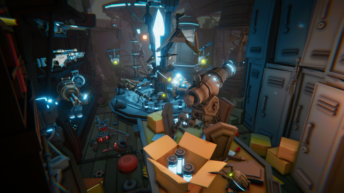 STYLIZED Fantasy Magitech Laboratory - Low Poly 3D Art