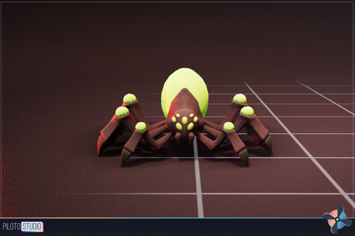 Spider Poison - 3 Characters + Animations