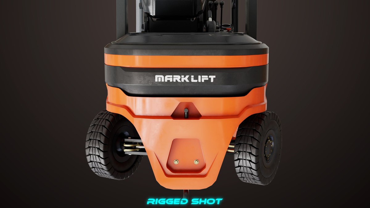 Forklift Truck 02 and 03 URP HDRP Textures