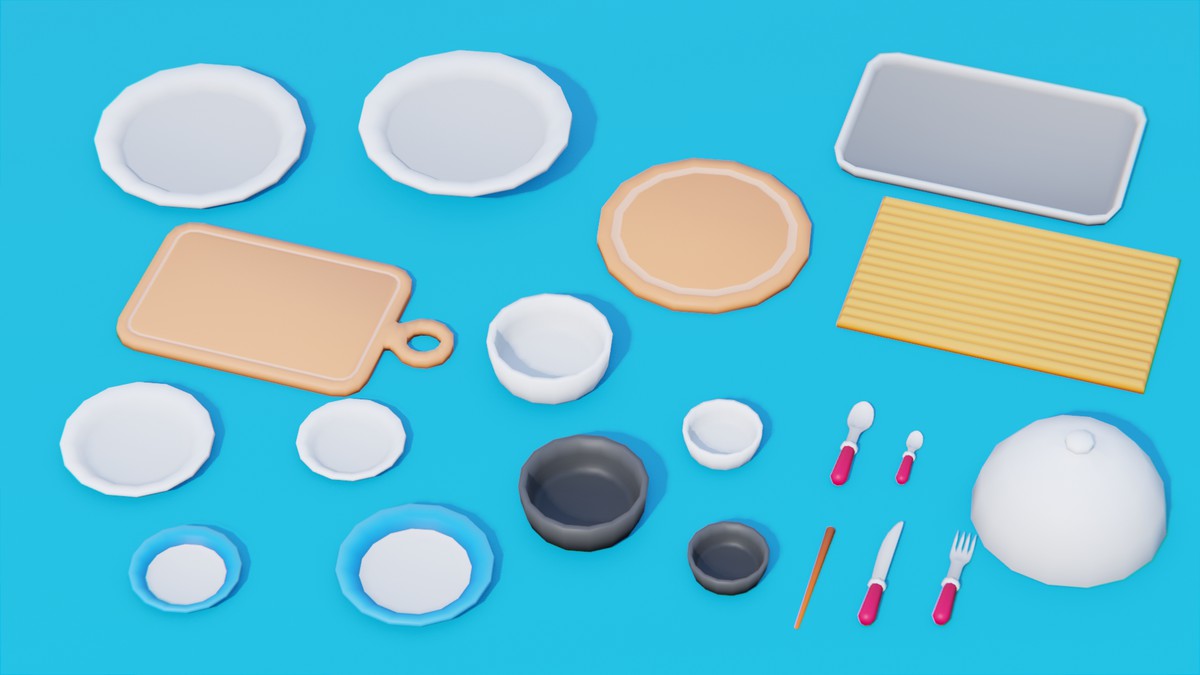 Low Poly Food Pack by IGS