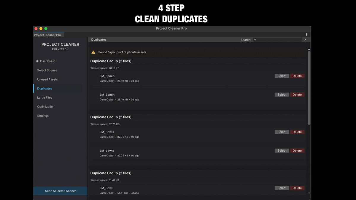 Asset Cleaner Pro