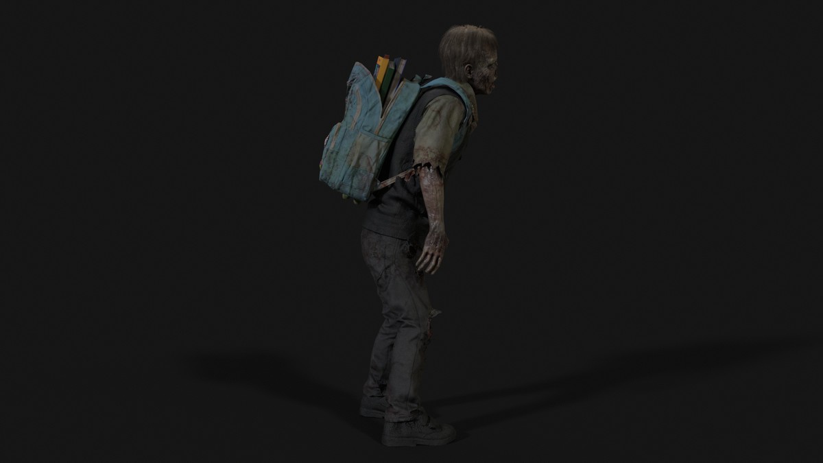 Gradeschooler Boy — American School Zombie Collection