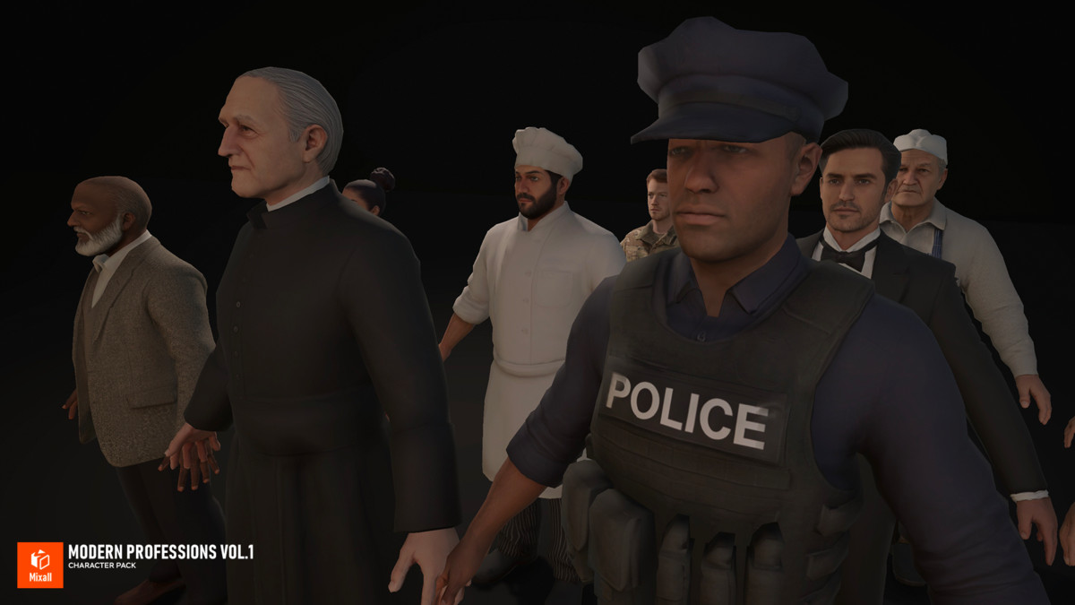 Modern Professions Vol.1 - Character Pack