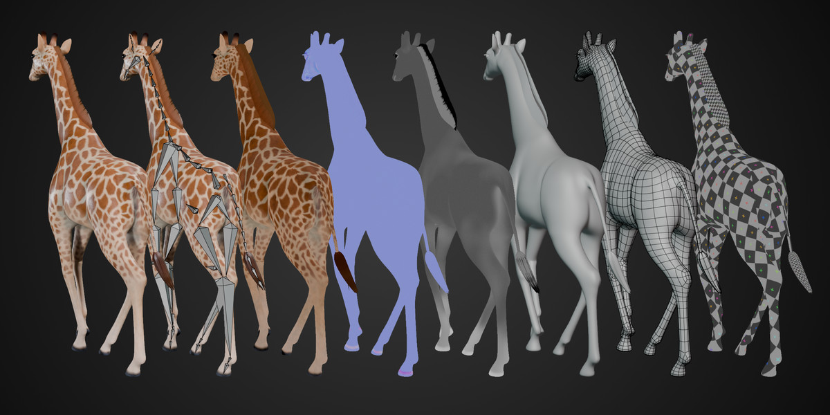Animated Giraffe