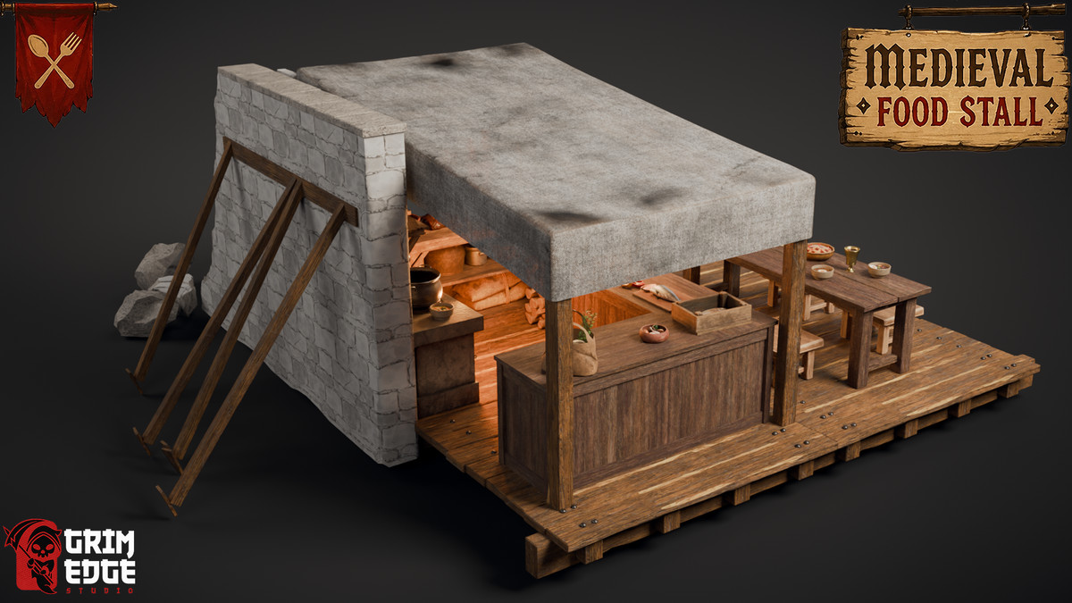 Medieval Food Stall